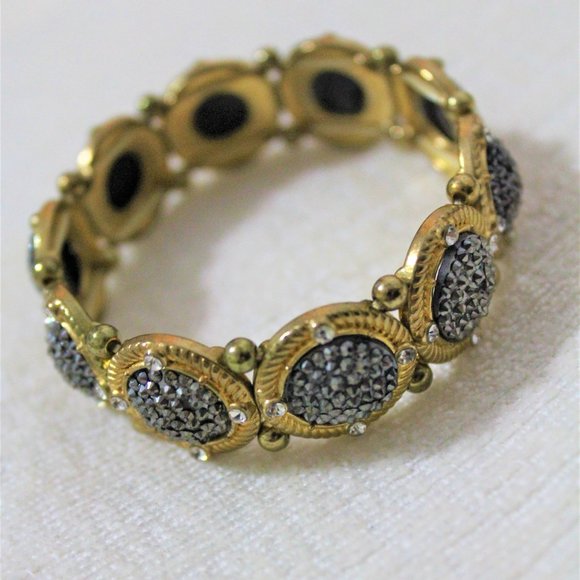 Druzy Necklace, Earrings, Bracelet Set - Picture 2 of 4